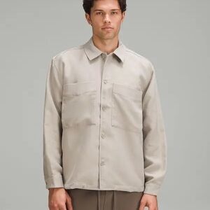lululemon athletica Men's Light Tan Shirt Jacket